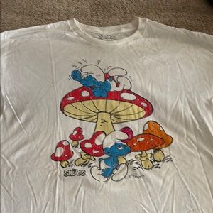 Smurfs graphic T-Shirt - White